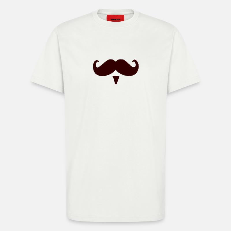 Mustache mustache mustache gift - T-Shirt - made by SPREAD - OFF WHITE