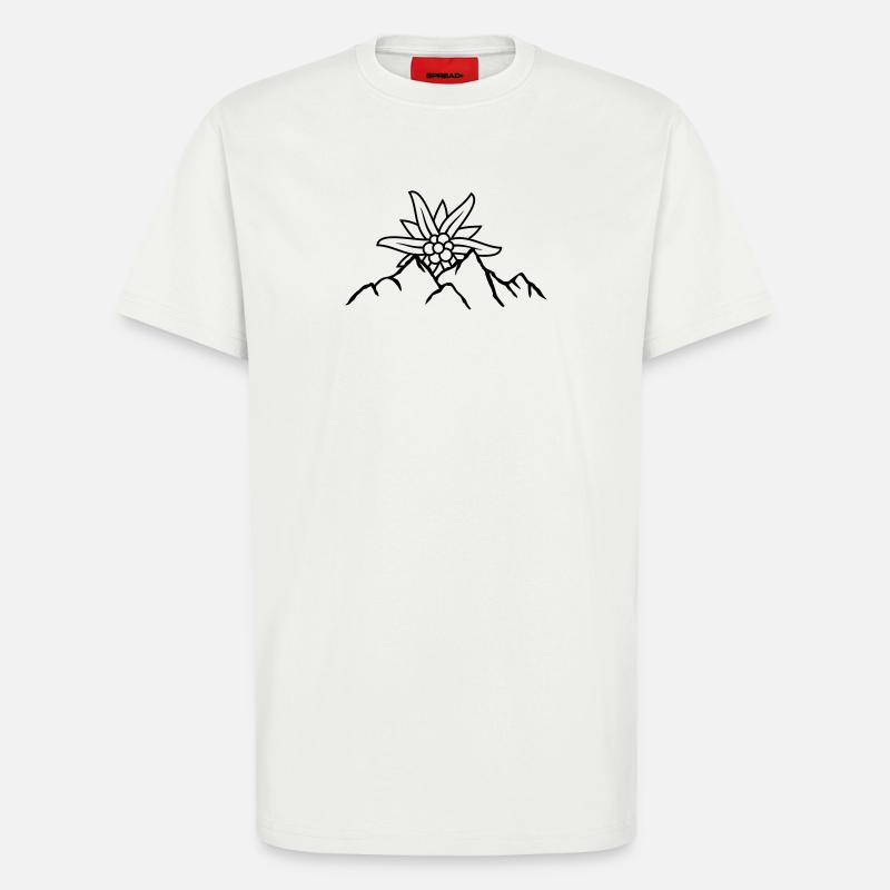 Logo Sonne Bergblume - T-Shirt - made by SPREAD - OFF WHITE