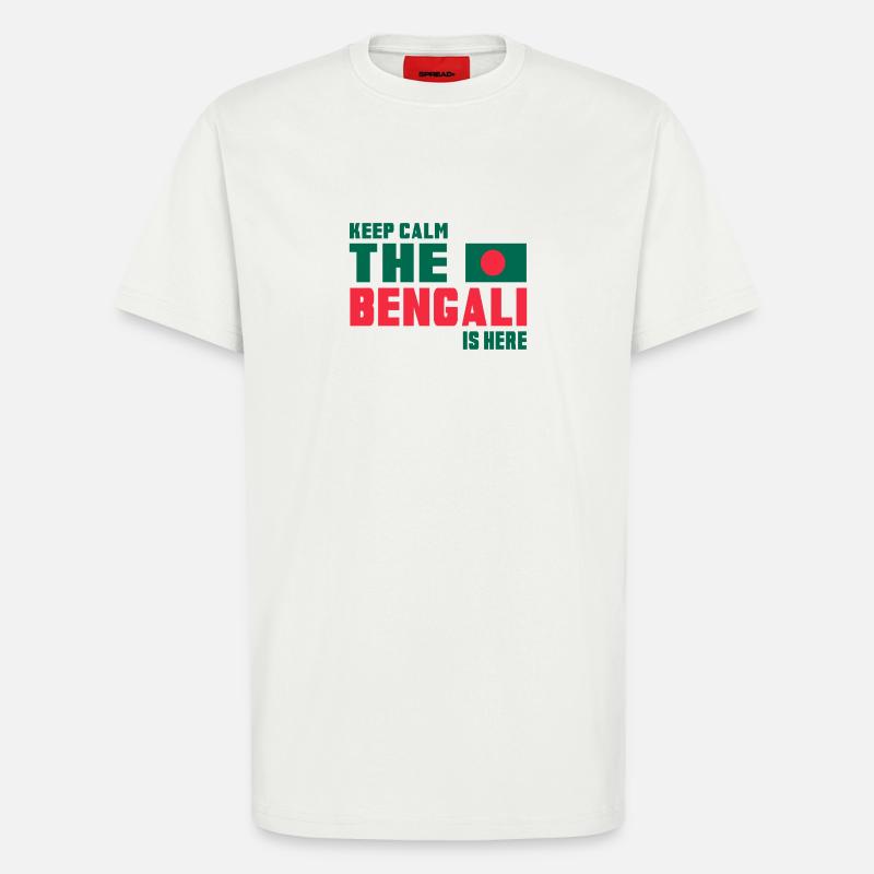 Keep Calm Bangladesch Design / Geschenkidee - T-Shirt - made by SPREAD - OFF WHITE
