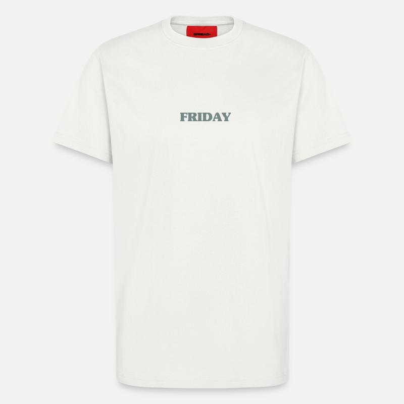 Friday - T-Shirt - made by SPREAD - OFF WHITE