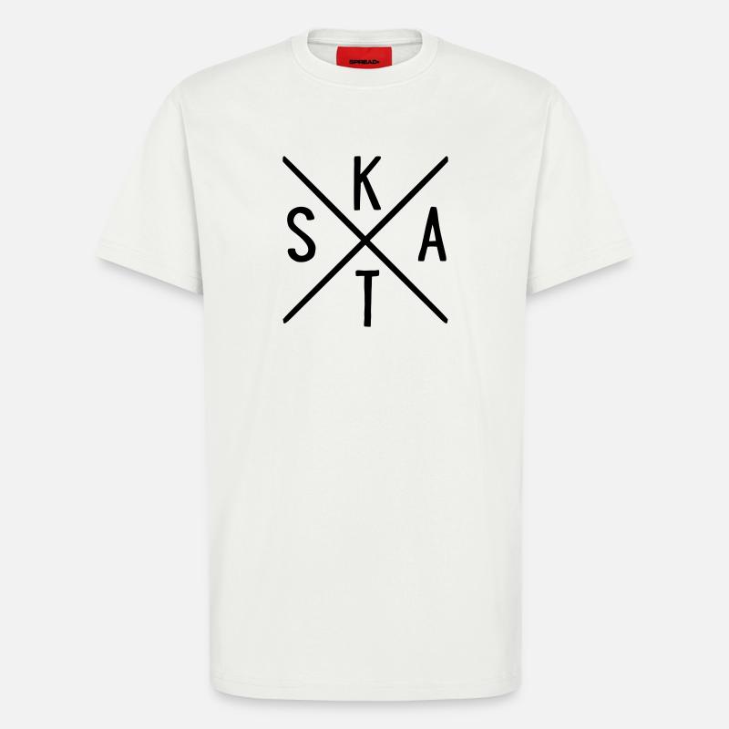 SKAT - T-Shirt - made by SPREAD - OFF WHITE