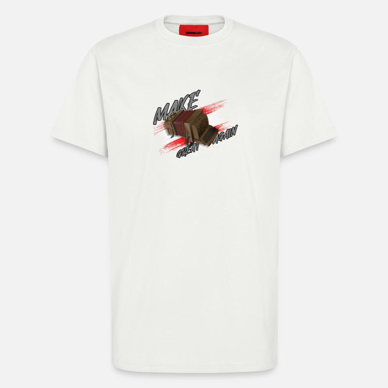 MAKE Quetschn GREAT AGAIN | ZiachON! - T-Shirt - made by SPREAD - OFF WHITE