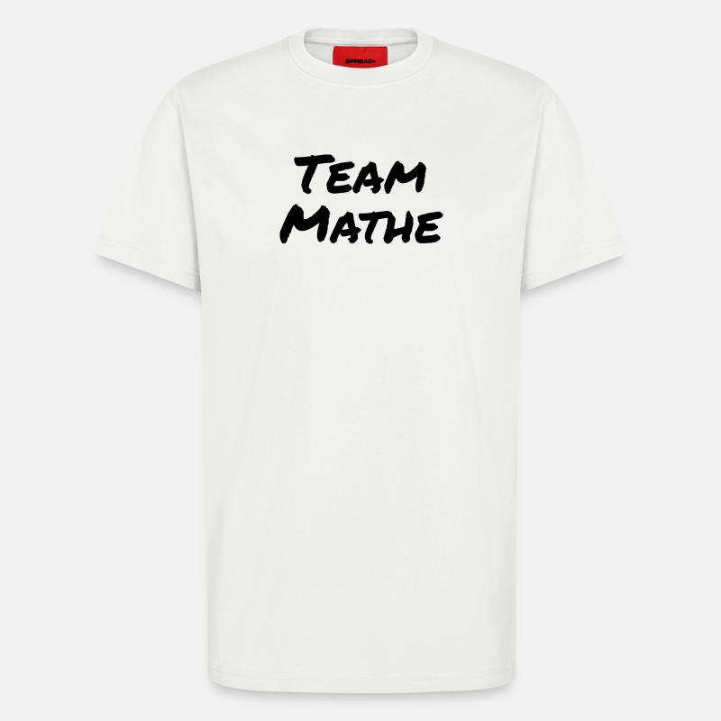 Team Math - T-Shirt - made by SPREAD - OFF WHITE