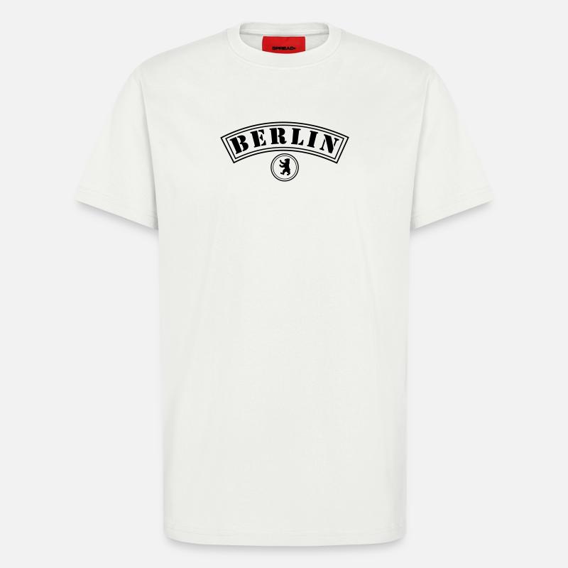Berlin mit Bär - T-Shirt - made by SPREAD - OFF WHITE