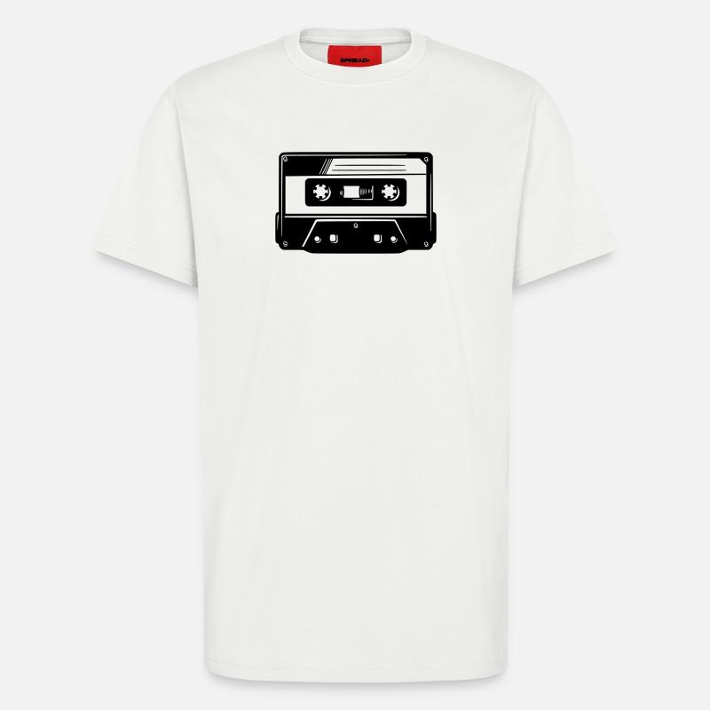 Kassette - T-Shirt - made by SPREAD - OFF WHITE