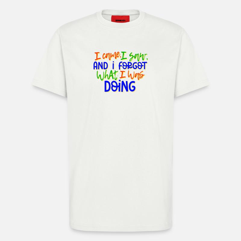 Humorvoll Statement Spruch Sprüche - T-Shirt - made by SPREAD - OFF WHITE