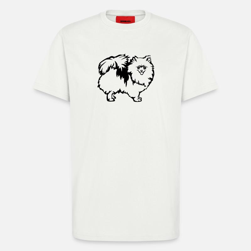 Dwarf spitz - T-Shirt - made by SPREAD - OFF WHITE
