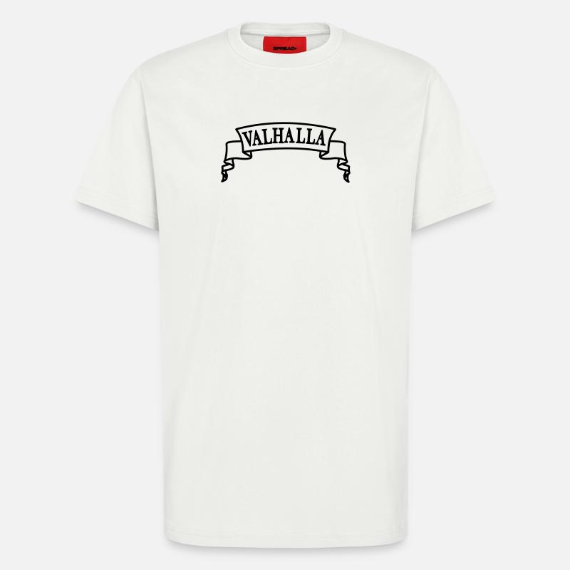 Walhalla im Banner - T-Shirt - made by SPREAD - OFF WHITE