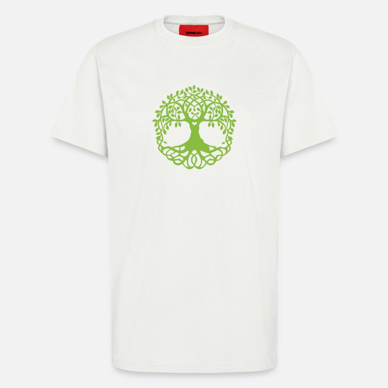Mandala Baum des Lebens - T-Shirt - made by SPREAD - OFF WHITE