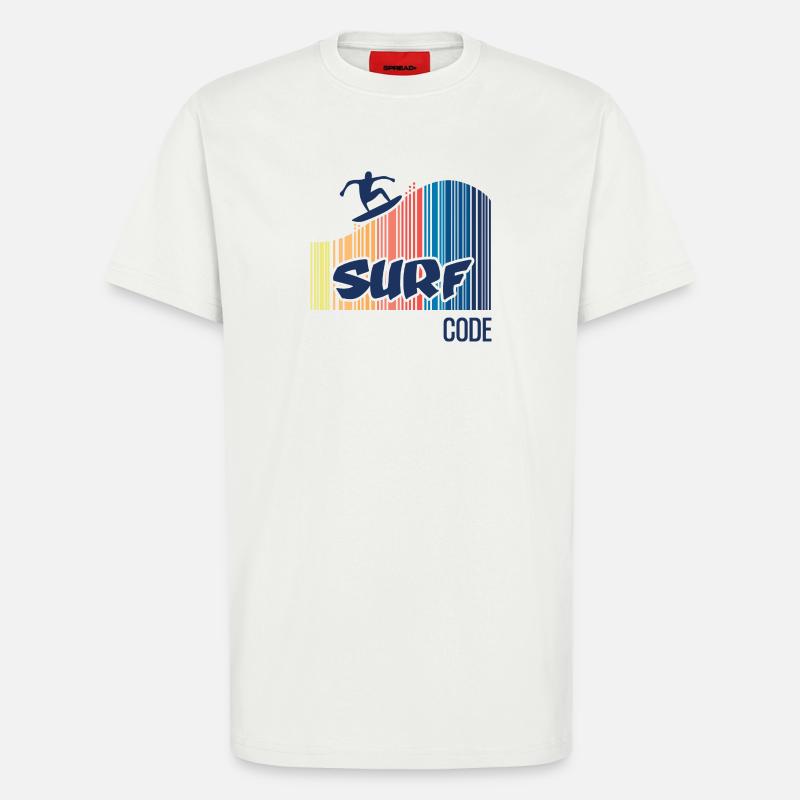 Surfcode - T-Shirt - made by SPREAD - OFF WHITE