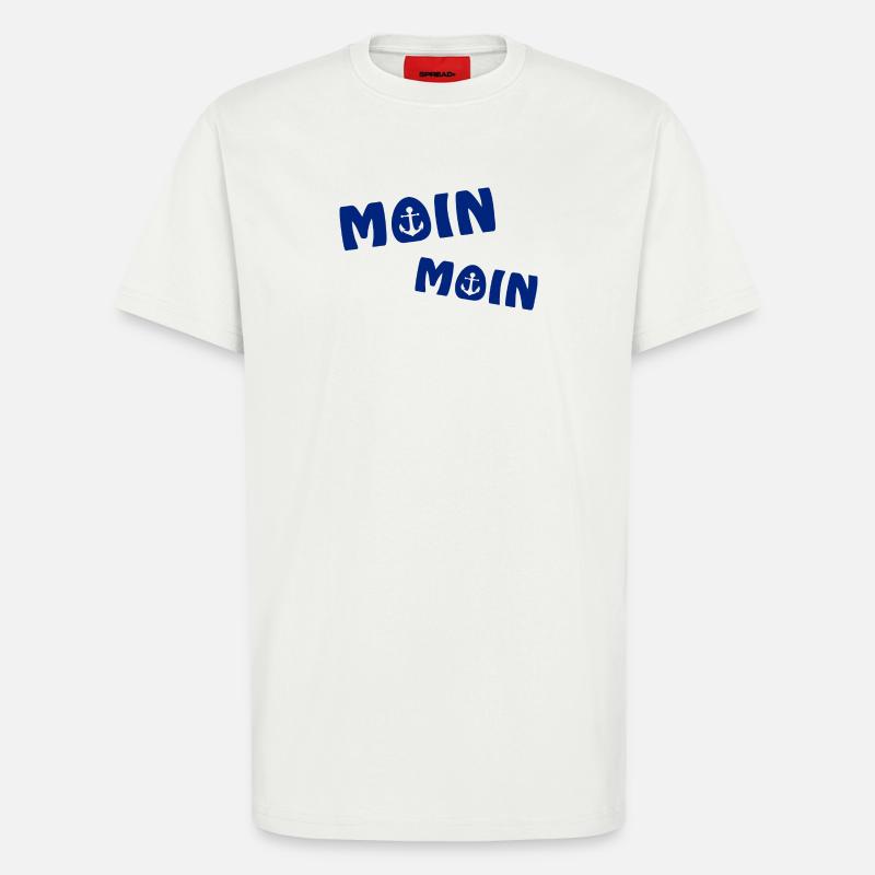 Moin Moin mit Anker - T-Shirt - made by SPREAD - OFF WHITE