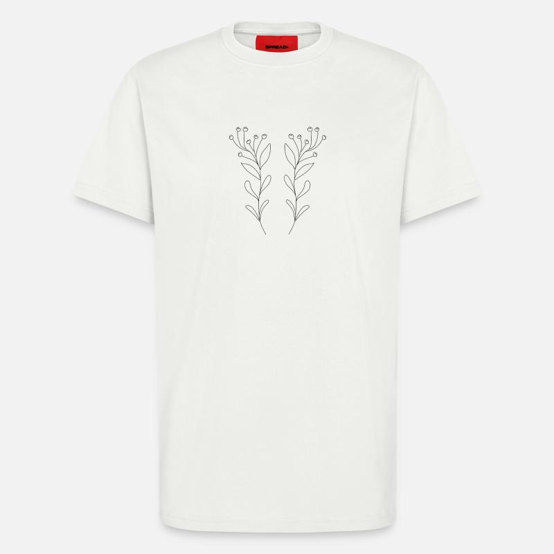 Einfaches, einzigartiges Naturdesign - T-Shirt - made by SPREAD - OFF WHITE