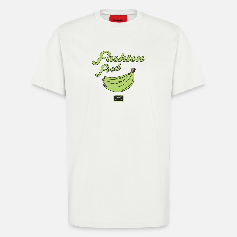 Mode Essen Bananen - T-Shirt - made by SPREAD - OFF WHITE