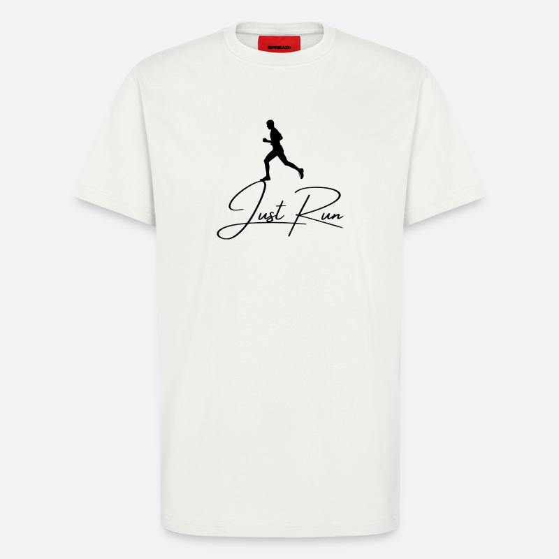 Lauf einfach - T-Shirt - made by SPREAD - OFF WHITE
