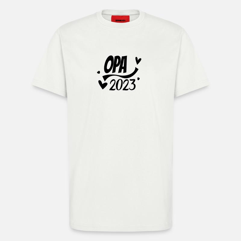 Opa 2023 - Opa werden - Bald Opa - T-Shirt - made by SPREAD - OFF WHITE
