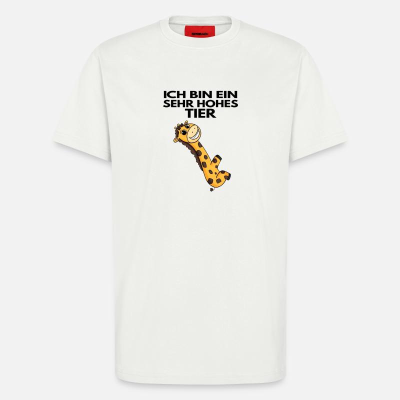 Teamleiter Giraffe Trainer Leitung Chef - T-Shirt - made by SPREAD - OFF WHITE