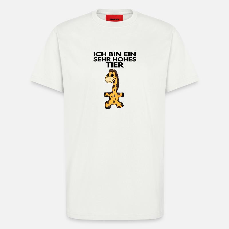Teamleiter Giraffe Trainer Leitung Chef - T-Shirt - made by SPREAD - OFF WHITE