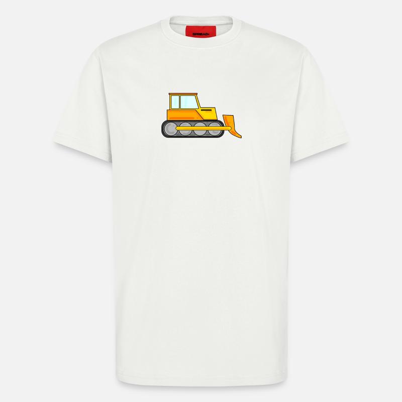 Construction trailer - T-Shirt - made by SPREAD - OFF WHITE