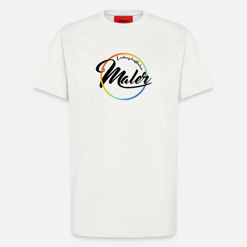 Leidenschaftlicher Maler - T-Shirt - made by SPREAD - OFF WHITE