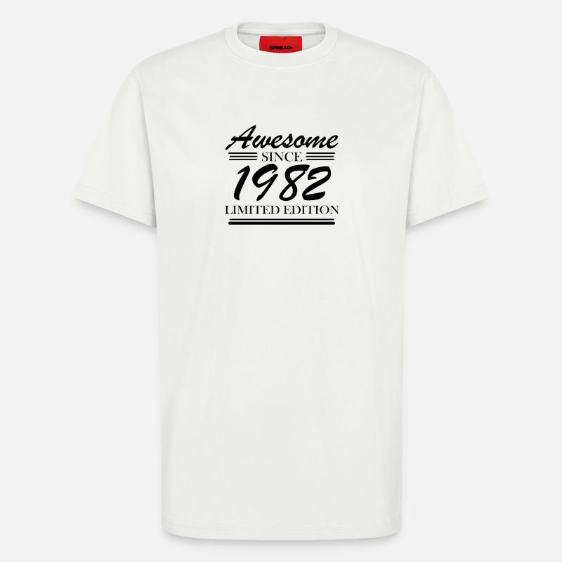 1982 - Born 1982 - T-Shirt - made by SPREAD - OFF WHITE