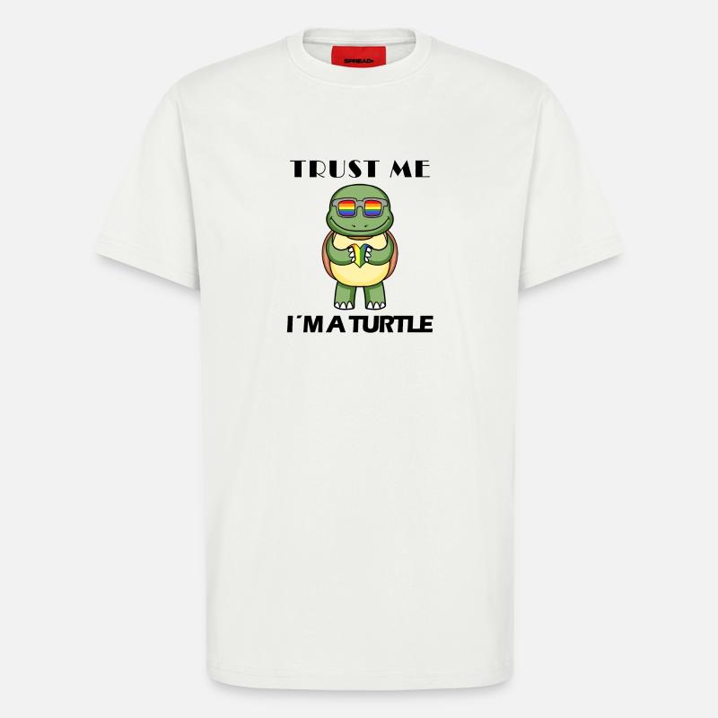 Turtle - T-Shirt - made by SPREAD - OFF WHITE