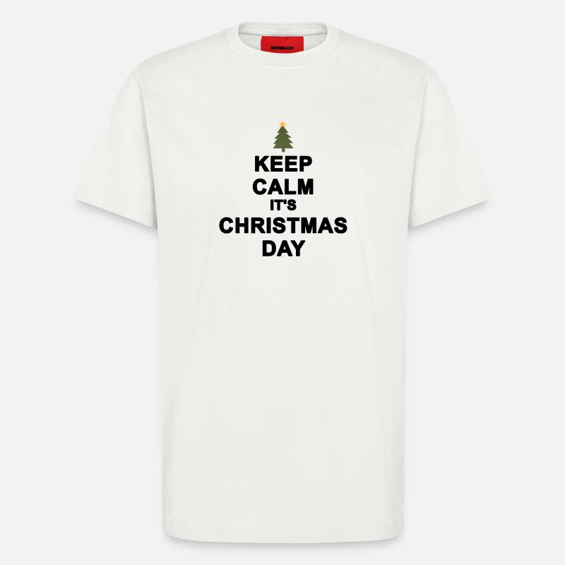 Keep calm Christmas - T-Shirt - made by SPREAD - OFF WHITE