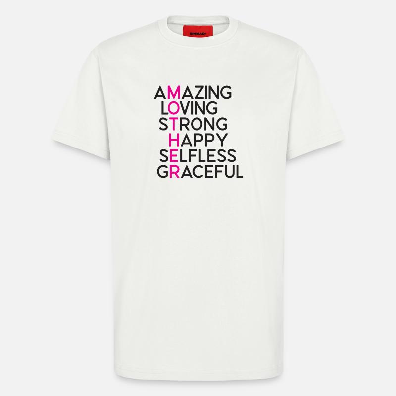 Beste Mutter aller Zeiten - T-Shirt - made by SPREAD - OFF WHITE