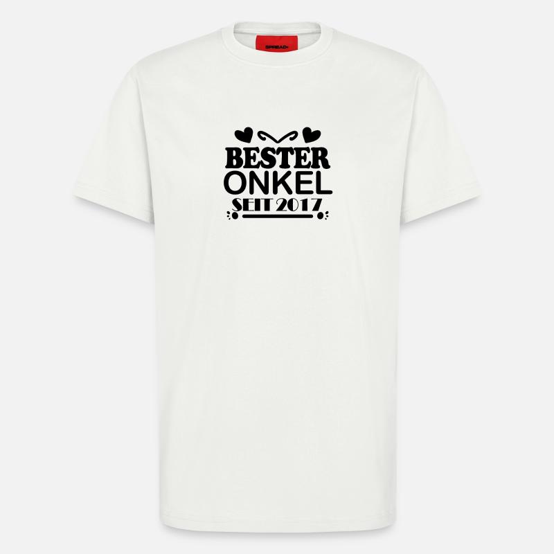 Bester Onkel seit 2017 - T-Shirt - made by SPREAD - OFF WHITE