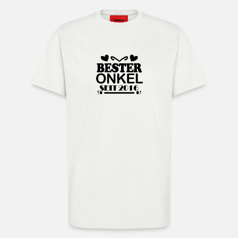 Bester Onkel seit 2016 - T-Shirt - made by SPREAD - OFF WHITE