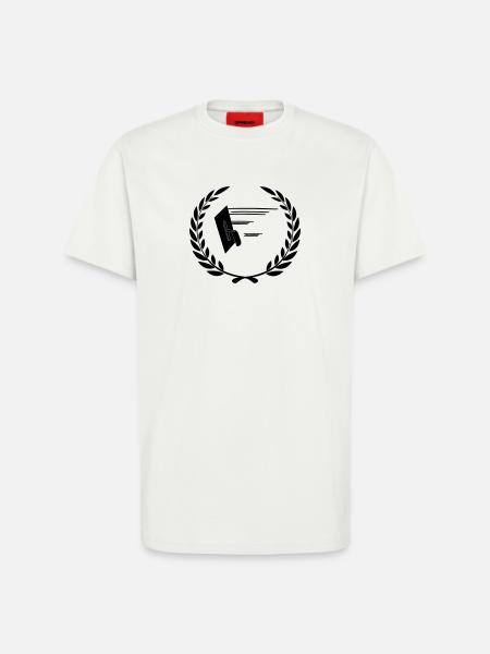 Plastering tools for plasterer - T-Shirt - made by SPREAD - OFF WHITE
