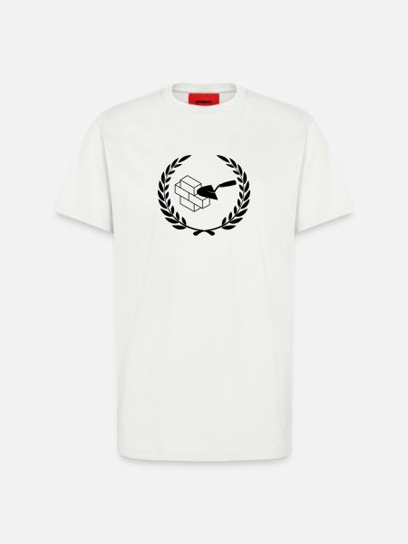 Masonry tools for masonry - T-Shirt - made by SPREAD - OFF WHITE