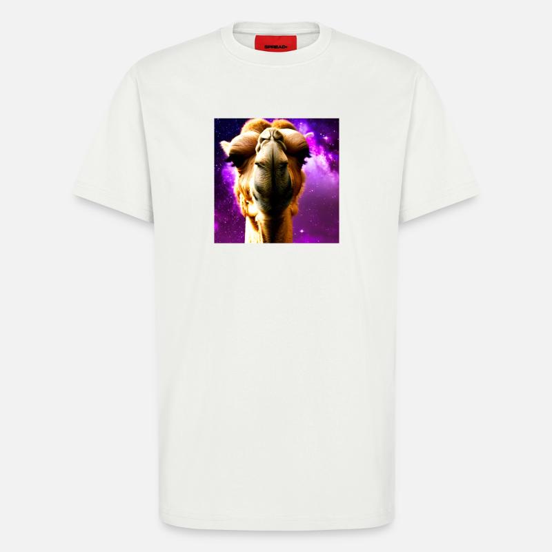 Dromedar Kopf - Kamel - T-Shirt - made by SPREAD - OFF WHITE