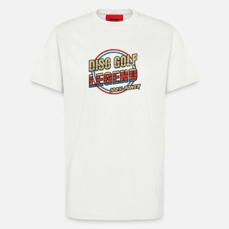 Disco Golf Legenden Design - T-Shirt - made by SPREAD - OFF WHITE