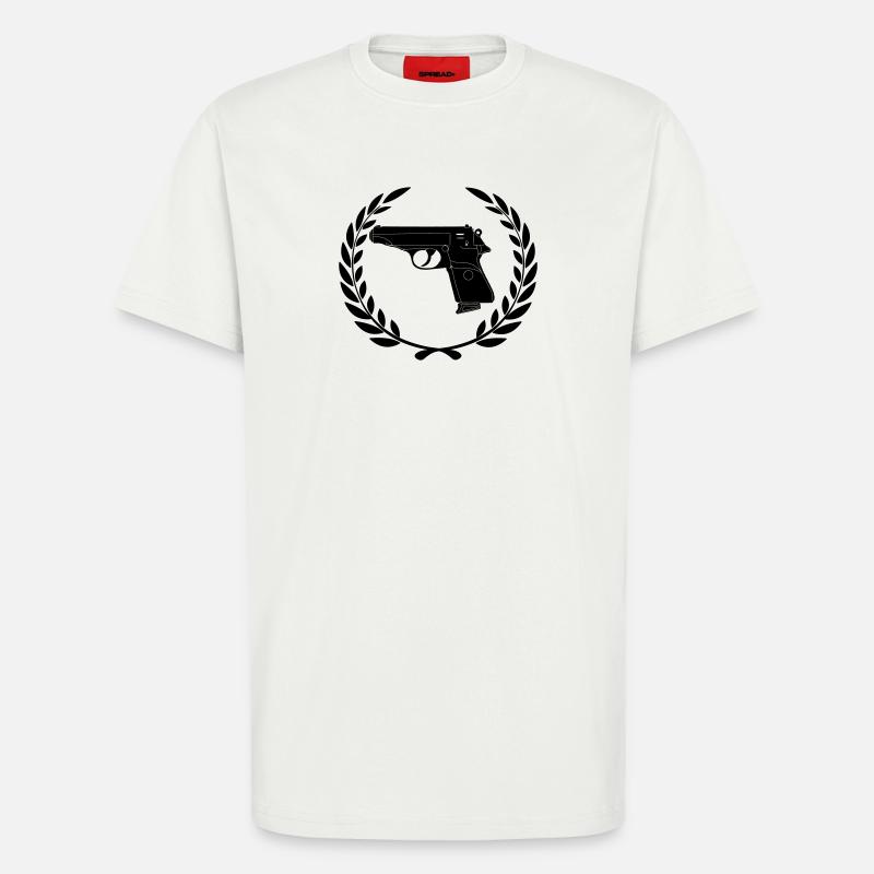 Walther im Lorbeerkranz - T-Shirt - made by SPREAD - OFF WHITE