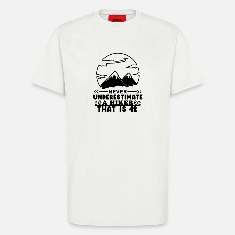 42e anniversaire cadeau 42 ans - T-shirt bio décontracté fabriqué en UE - OFF WHITE