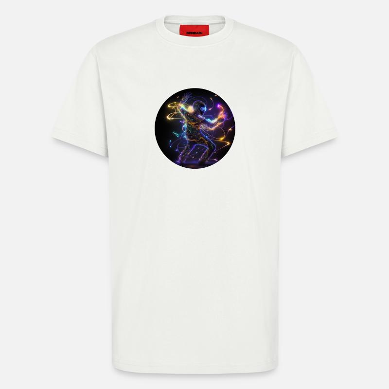 Dance Halluzination Techno - T-Shirt - made by SPREAD - OFF WHITE