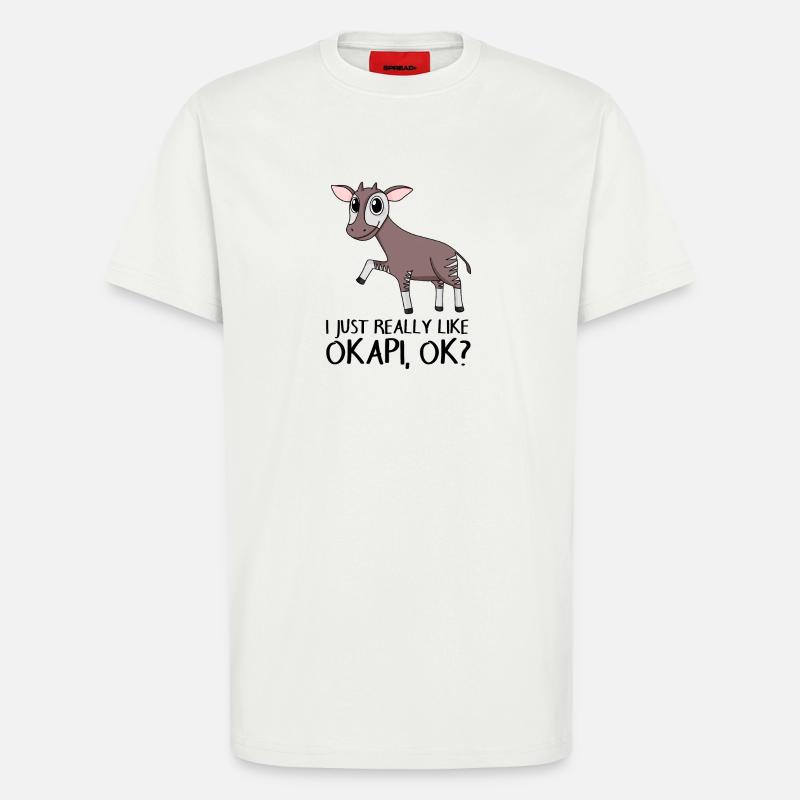 Okapi - T-Shirt - made by SPREAD - OFF WHITE