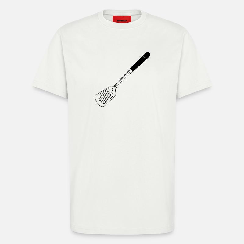 Küchenutensilien Backschaufel - T-Shirt - made by SPREAD - OFF WHITE