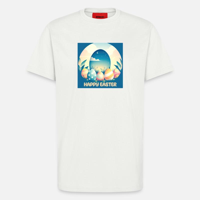 Happy Easter, Easter Egg - T-Shirt - made by SPREAD - OFF WHITE