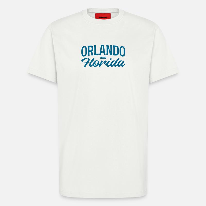Orlando Florida Script Stil - T-Shirt - made by SPREAD - OFF WHITE