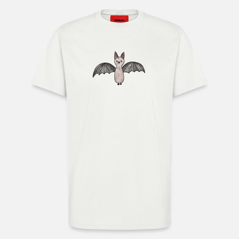 Fledermaus-Phantom Illustration - T-Shirt - made by SPREAD - OFF WHITE