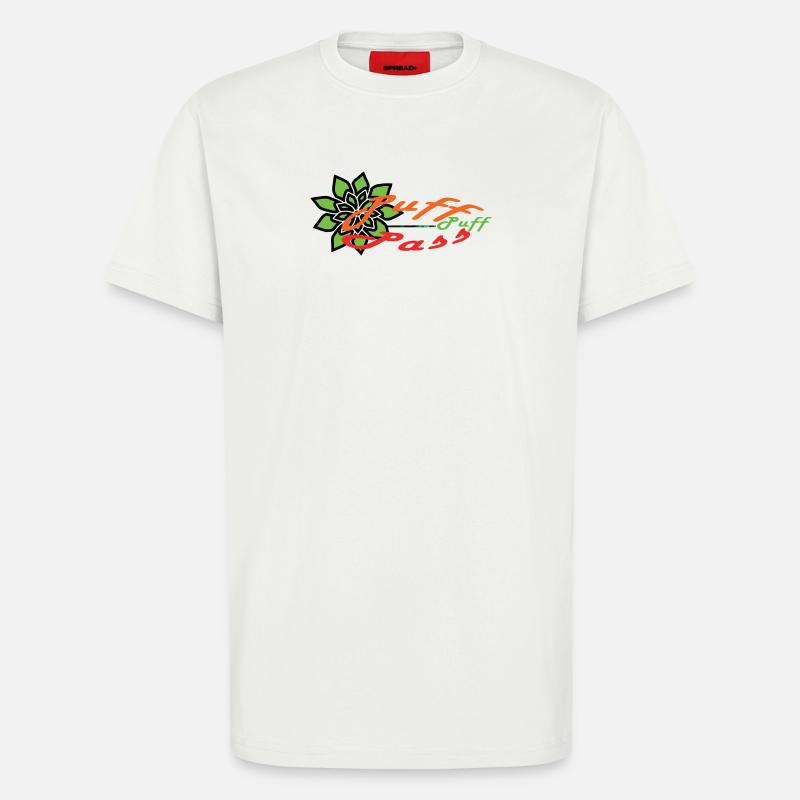 Puff-Puff-Pass !!! - T-Shirt - made by SPREAD - OFF WHITE