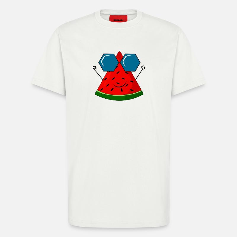 Sommer, Wassermelone, Sonne - T-Shirt - made by SPREAD - OFF WHITE