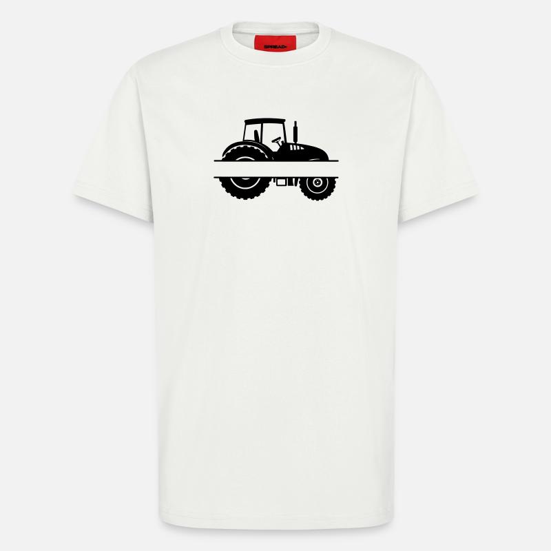 Ackerschlepper-Emblem - T-Shirt - made by SPREAD - OFF WHITE
