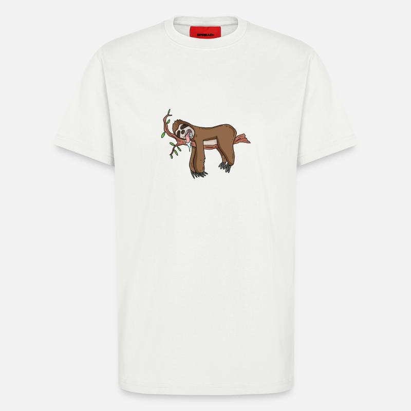 Sleeping sloth - T-Shirt - made by SPREAD - OFF WHITE