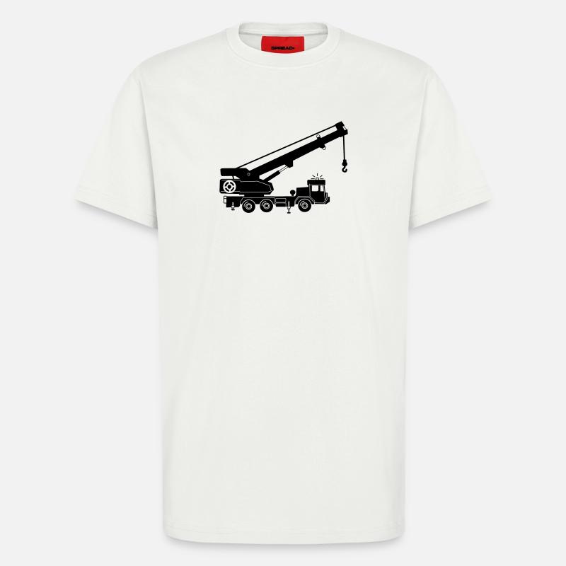 Kranwagen oder Abschleppwagen - T-Shirt - made by SPREAD - OFF WHITE