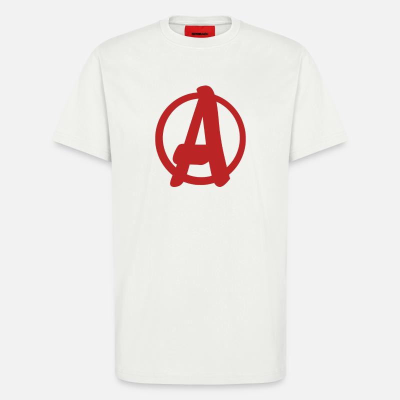Cooles, einfaches A-Logo - T-Shirt - made by SPREAD - OFF WHITE
