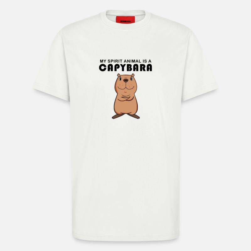 Capybara Capybara Gift - T-Shirt - made by SPREAD - OFF WHITE