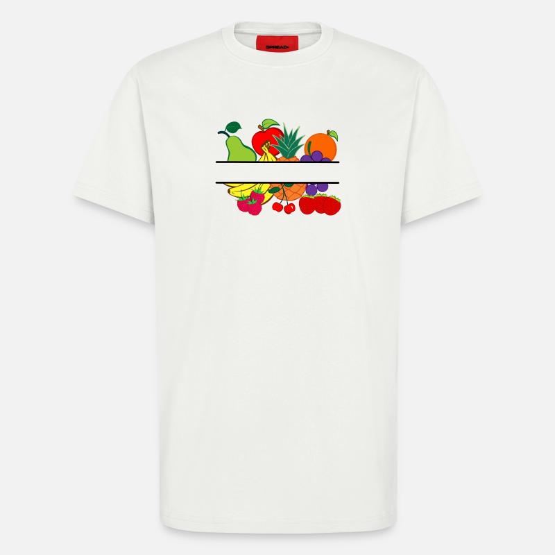 Obstlogo-Shop oder Obstbauer - T-Shirt - made by SPREAD - OFF WHITE