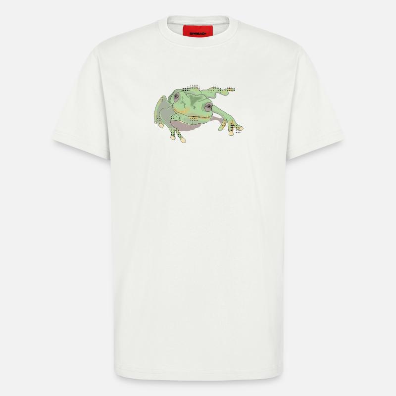 FROGGIE - T-shirt bio décontracté fabriqué en UE - OFF WHITE